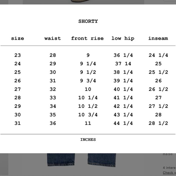 6397 Shorty Jean in Vintage Medium Wash - 25 - Picture 11 of 11